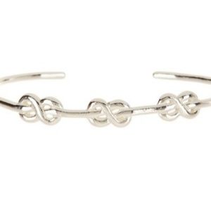 One (1) Infinity Knot Cuff Bracelets